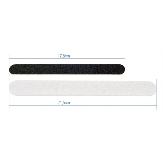 Pilník rovný veľký biely 100/180 1 ks Pilník rovný veľký biely 100/180 1 ks