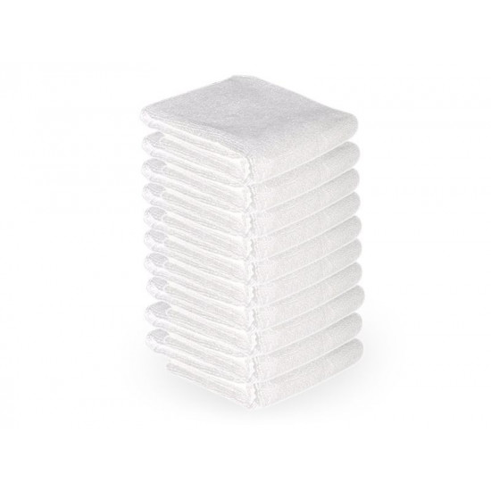 Uterák z mikrovlákna 73x40 cm 10 ks biely Uterák z mikrovlákna 73x40 cm 10 ks biely