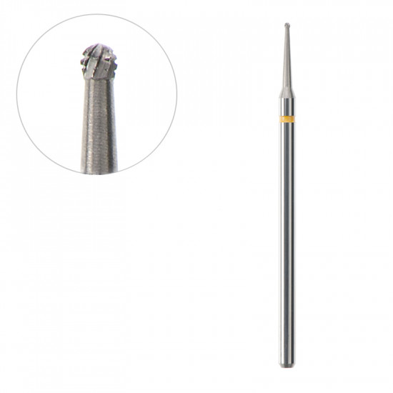 Frézka na pedikúru oceľová guľka 0,8/0,8mm ACURATA Frézka na pedikúru oceľová guľka 0,8/0,8mm ACURATA