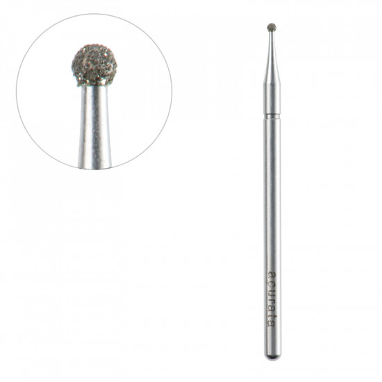 Frézka na pedikúru diamantová guľka 1,2/1,2mm ACURATA Frézka na pedikúru diamantová guľka 1,2/1,2mm ACURATA