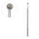 Frézka na pedikúru diamantová guľka 1,8/1,8mm ACURATA Frézka na pedikúru diamantová guľka 1,8/1,8mm ACURATA