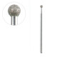 Frézka na pedikúru diamantová guľka 2,5/2,5mm ACURATA Frézka na pedikúru diamantová guľka 2,5/2,5mm ACURATA