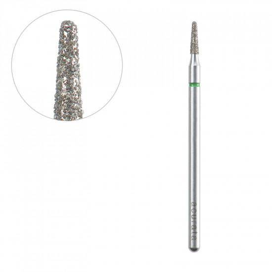 Frézka na pedikúru diamantová kónus 1,6/6,0mm ACURATA Frézka na pedikúru diamantová kónus 1,6/6,0mm ACURATA