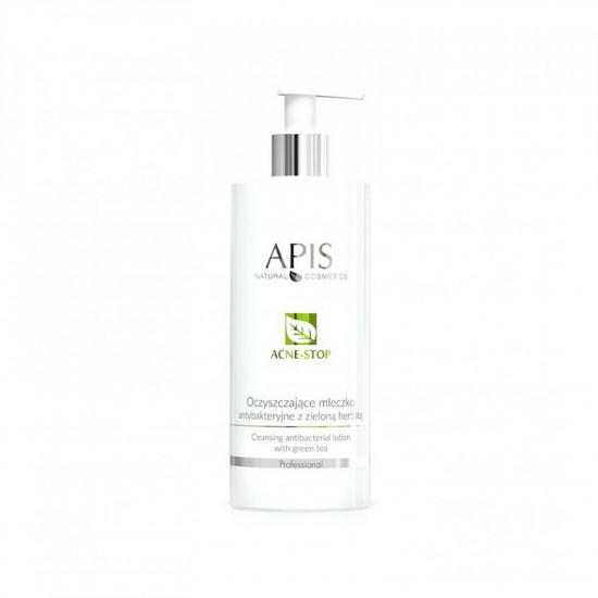 APIS ČISTIACE ANTIBAKTERIÁLNE MLIEKO SO ZELENÝM ČAJOM ACNE STOP APIS ČISTIACE ANTIBAKTERIÁLNE MLIEKO SO ZELENÝM ČAJOM ACNE STOP
