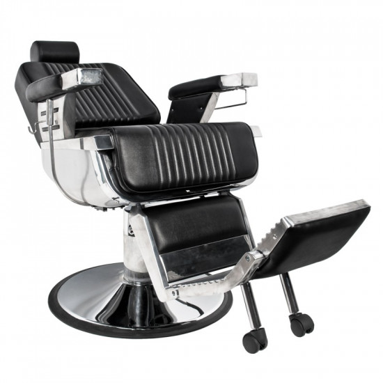 Barberské kreslo Gabbiano Royal čierna Barberské kreslo Gabbiano Royal čierna