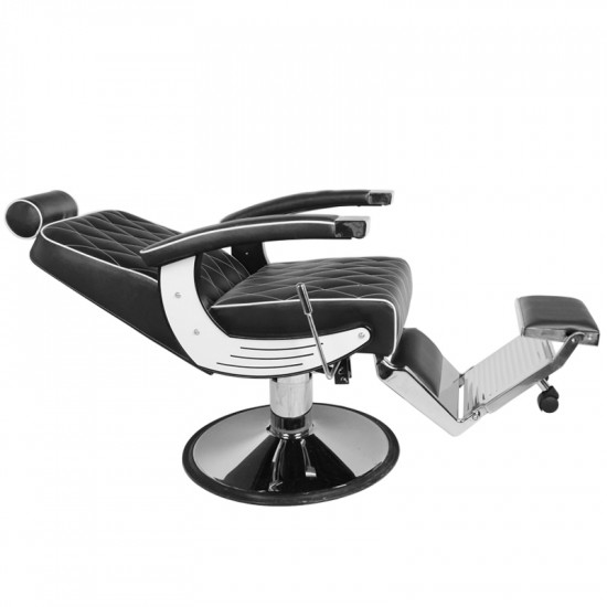 Barberské kreslo Gabbiano Imperial čierne Barberské kreslo Gabbiano Imperial čierne