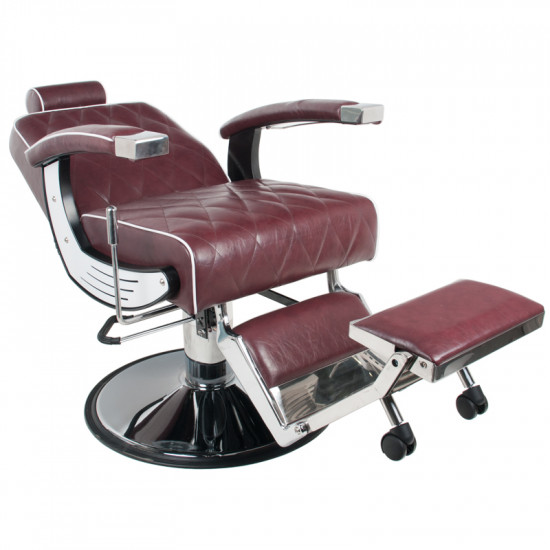 Barberské kreslo Gabbiano Imperial bordové Barberské kreslo Gabbiano Imperial bordové