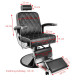 Barberské kreslo Gabbiano Imperial bordové Barberské kreslo Gabbiano Imperial bordové