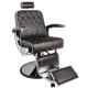 Barberské kreslo Gabbiano Imperial hnedé Barberské kreslo Gabbiano Imperial hnedé