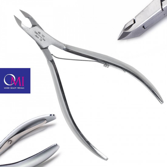 Kliešte OMI AB-101 Acrylic Nail Nippers JAW16 / 6 mm Box Joint Kliešte OMI AB-101 Acrylic Nail Nippers JAW16 / 6 mm Box Joint
