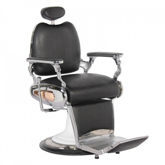 Barberské kreslo Gabbiano Moto Style čierne Barberské kreslo Gabbiano Moto Style čierne