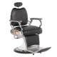Barberské kreslo Gabbiano Moto Style čierne Barberské kreslo Gabbiano Moto Style čierne
