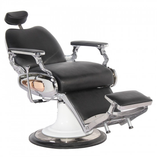 Barberské kreslo Gabbiano Moto Style čierne Barberské kreslo Gabbiano Moto Style čierne