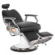 Barberské kreslo Gabbiano Moto Style čierne Barberské kreslo Gabbiano Moto Style čierne
