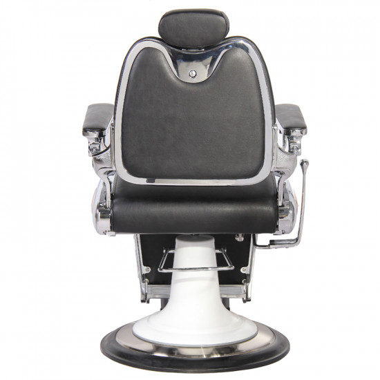 Barberské kreslo Gabbiano Moto Style čierne Barberské kreslo Gabbiano Moto Style čierne