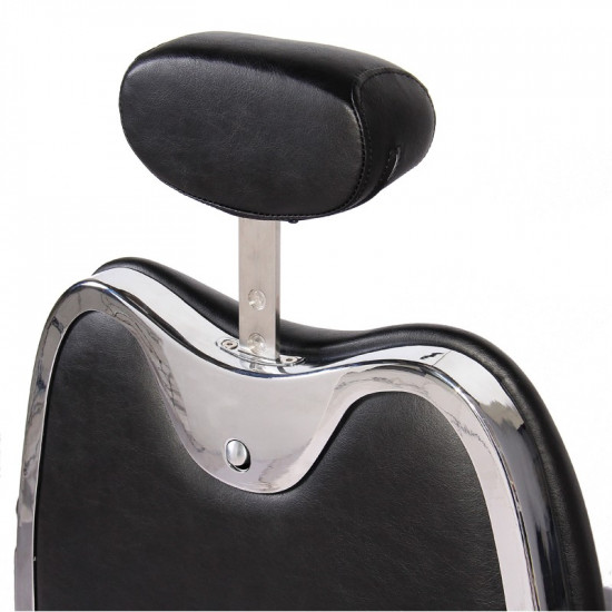 Barberské kreslo Gabbiano Moto Style čierne Barberské kreslo Gabbiano Moto Style čierne