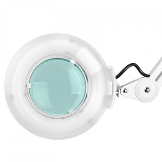 Kozmetická lupa lampa S4 + statív, biela