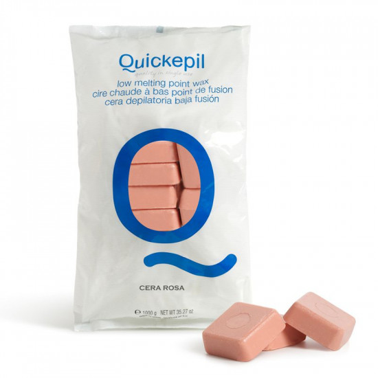 Quickepil vosk na depiláciu 1kg, ružový Quickepil vosk na depiláciu 1kg, ružový