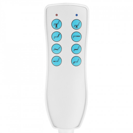 Elektrické kozmetické kreslo Azzurro 869A otočné, 4x motor, sivé Elektrické kozmetické kreslo Azzurro 869A otočné, 4x motor, sivé