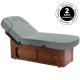 SPA elektrické kozmetické lehátko Azzurro Wood 361A 4x motor, šedé SPA elektrické kozmetické lehátko Azzurro Wood 361A 4x motor, šedé