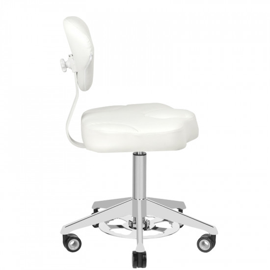 Kozmetická taburetka Azzurro 156F Bump-Up, biela Kozmetická taburetka Azzurro 156F Bump-Up, biela