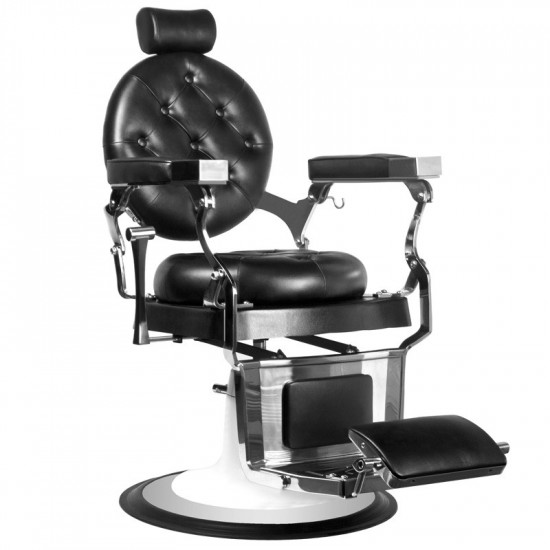 Barberské kreslo GABBIANO Imperator čierne Barberské kreslo GABBIANO Imperator čierne