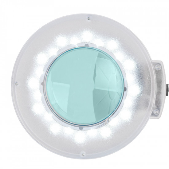 Kozmetická lupa lampa LED S5 na stôl s držiakom, biela Kozmetická lupa lampa LED S5 na stôl s držiakom, biela
