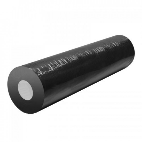 Jednorázové fliselínové prestieradlo perforované 80 cm čierne, 50 m Jednorázové fliselínové prestieradlo perforované 80 cm čierne, 50 m
