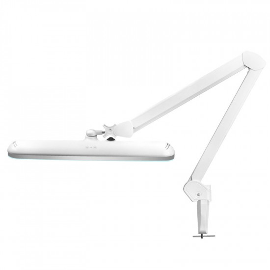 Kozmetická lampa LED na stôl ELEGANTE 801-L nastaviteľná intenzita svetla, držiak, biela Kozmetická lampa LED na stôl ELEGANTE 801-L nastaviteľná intenzita svetla, držiak, biela