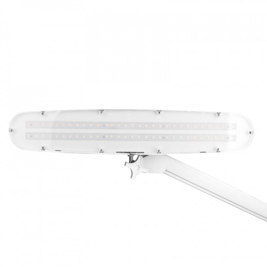Kozmetická lampa LED na stôl ELEGANTE 801-L nastaviteľná intenzita svetla, držiak, biela Kozmetická lampa LED na stôl ELEGANTE 801-L nastaviteľná intenzita svetla, držiak, biela