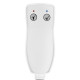 Masážne elektrické lehátko AZZURRO 336 1x motor, biele Masážne elektrické lehátko AZZURRO 336 1x motor, biele