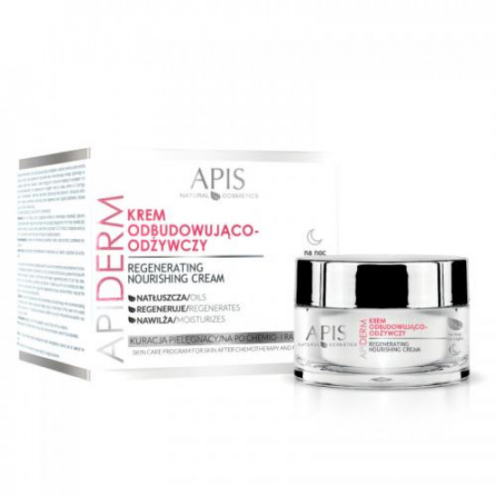 APIS Apiderm, rekonštrukčno vyživujúci balzám na noc po rádio a chemoterapii 50 ml APIS Apiderm, rekonštrukčno vyživujúci balzám na noc po rádio a chemoterapii 50 ml