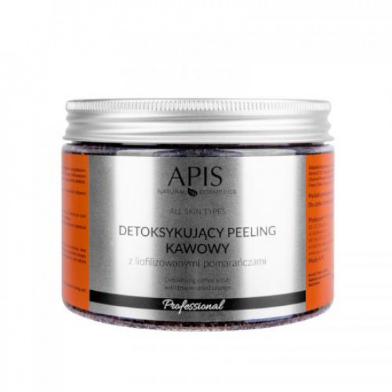 APIS Detoxikujúci kávový peeling, pomaranč 300 g APIS Detoxikujúci kávový peeling, pomaranč 300 g