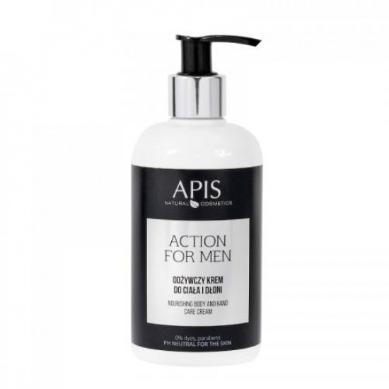 APIS Action for Men, vyživujúci krém na telo a dlane 300 ml APIS Action for Men, vyživujúci krém na telo a dlane 300 ml