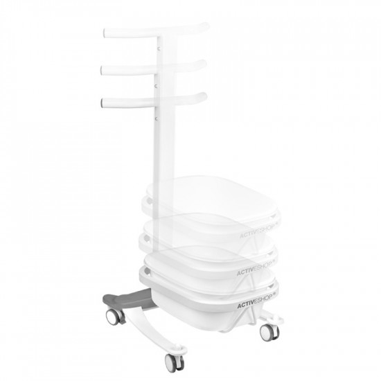 Vanička na pedikúru COMFORT na kolieskach s funkciou zdvihu piestom Vanička na pedikúru COMFORT na kolieskach s funkciou zdvihu piestom