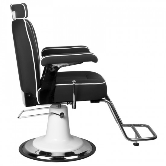 Barberske kreslo Gabbiano Amadeo čierne Barberske kreslo Gabbiano Amadeo čierne