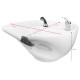Kadernícky umývací box Hair System BER-8183 hnedý Kadernícky umývací box Hair System BER-8183 hnedý