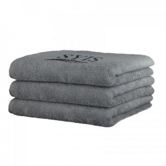 Uterák froté s logom SYIS 70x140 cm, šedý Uterák froté s logom SYIS 70x140 cm, šedý