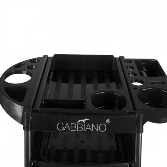 Kadernícky vozík GABBIANO FX11-B, čierny Kadernícky vozík GABBIANO FX11-B, čierny