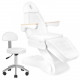 Elektrické kozmetické kreslo Sillon Lux 273B biele + taburetka 304 Elektrické kozmetické kreslo Sillon Lux 273B biele + taburetka 304