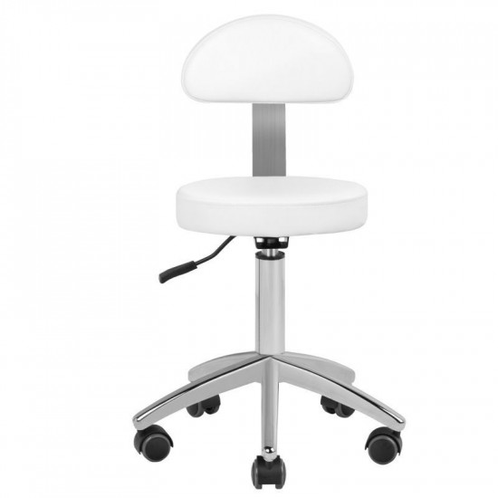 Elektrické kozmetické kreslo Sillon Lux 273B biele + taburetka 304 Elektrické kozmetické kreslo Sillon Lux 273B biele + taburetka 304