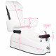 SPA kreslo na pedikúru s masážou TS-1122 biele SPA kreslo na pedikúru s masážou TS-1122 biele