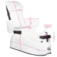 SPA kreslo na pedikúru s masážou TS-1122 biele SPA kreslo na pedikúru s masážou TS-1122 biele