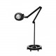 Kozmetická lupa lampa Elegante 6025 60 LED SMD 5D na statíve čierna Kozmetická lupa lampa Elegante 6025 60 LED SMD 5D na statíve čierna