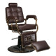 Barberské kreslo Gabbiano Boss hnedé Barberské kreslo Gabbiano Boss hnedé