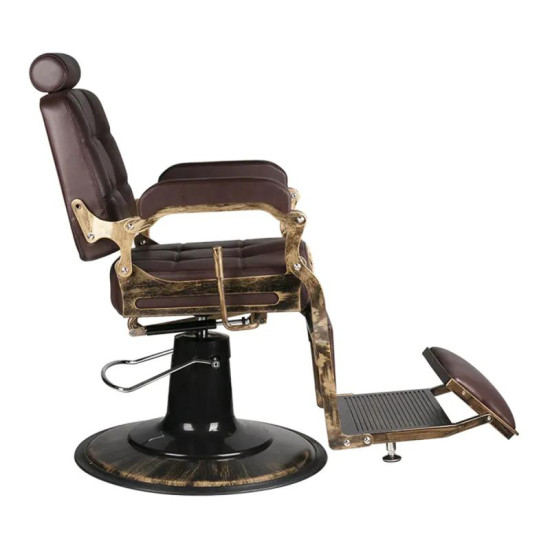 Barberské kreslo Gabbiano Boss hnedé Barberské kreslo Gabbiano Boss hnedé
