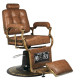 Barberské kreslo Gabbiano Boss Old Lether svetlo-hnedé Barberské kreslo Gabbiano Boss Old Lether svetlo-hnedé