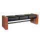 Sofa do čakárne Gabbiano F013 čierna Sofa do čakárne Gabbiano F013 čierna