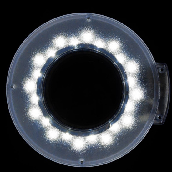 Kozmetická lupa lampa LED S5 S reguláciou intenzity svetla + statív