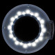 Kozmetická lupa lampa LED S5 S reguláciou intenzity svetla + statív